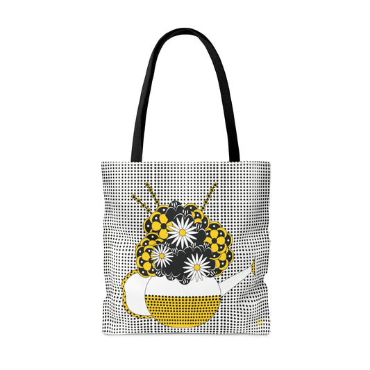 Gardeners Delight Yellow Watering Can & Flowers - Fashion Tote & Beach Bag - WeezWomp