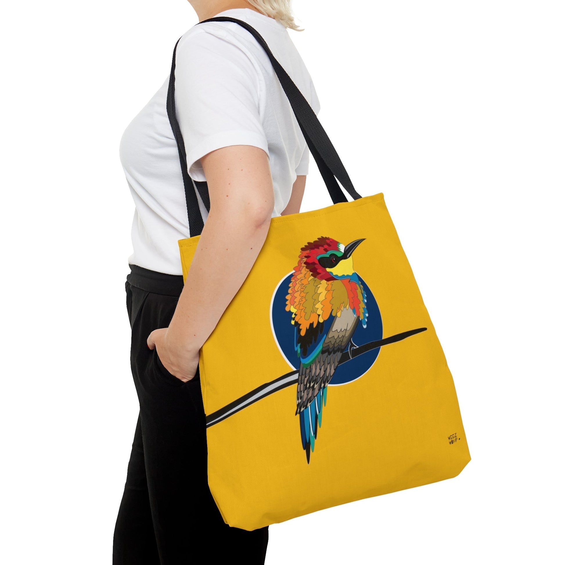 Little Bird in Yellow Fashion - Tote & Beach Bag - WeezWomp