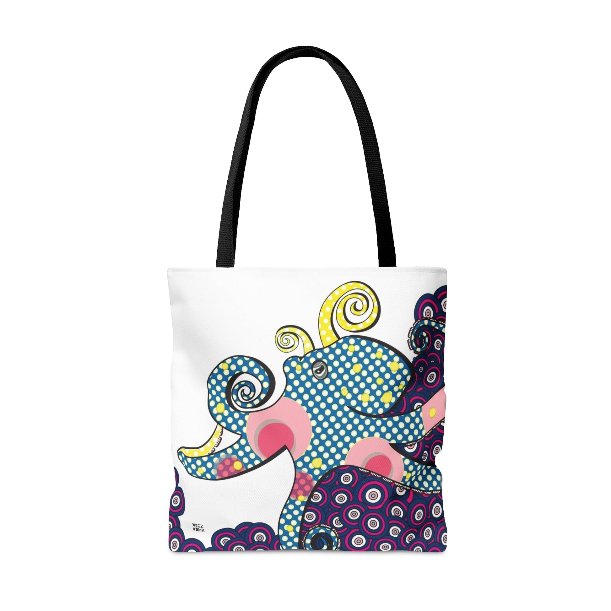 Octopus in Reef Pink - Fashion Tote & Beach Bag - WeezWomp