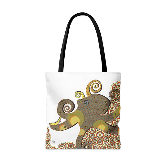 Octopus in Reef Tan - Fashion Tote & Beach Bag - WeezWomp