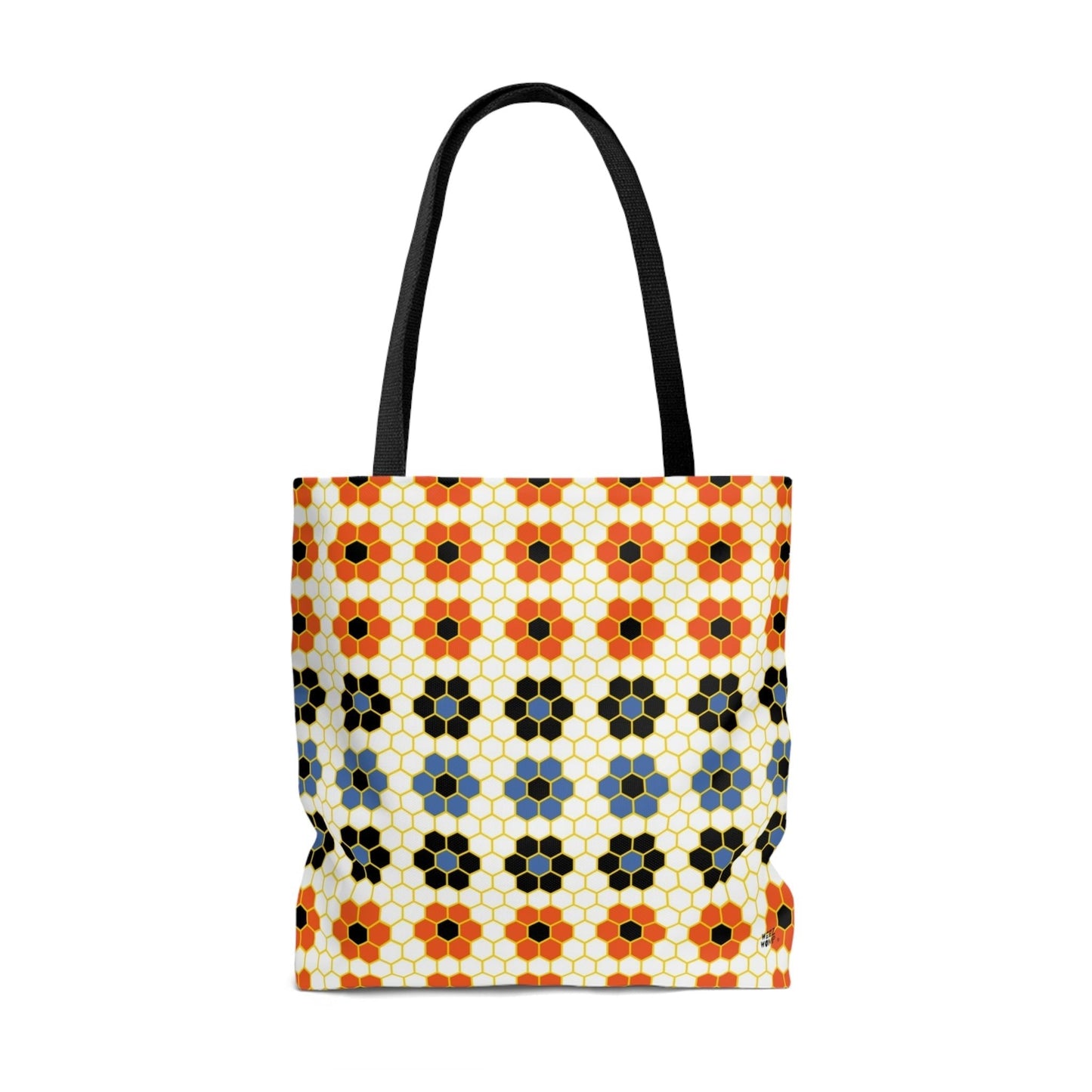 Orange Honeycomb - Fashion Tote & Beach Bag - WeezWomp