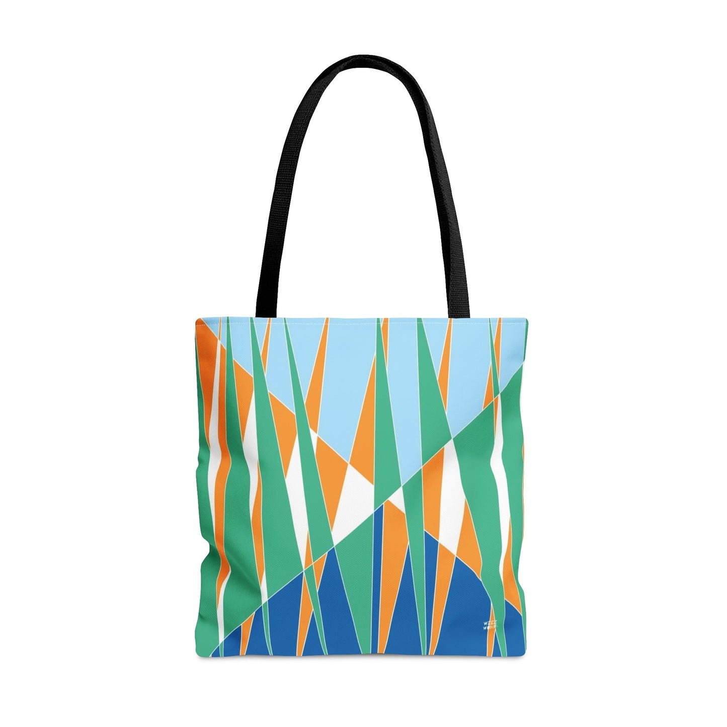 Seagrass in Blue - Fashion Tote & Beach Bag - WeezWomp