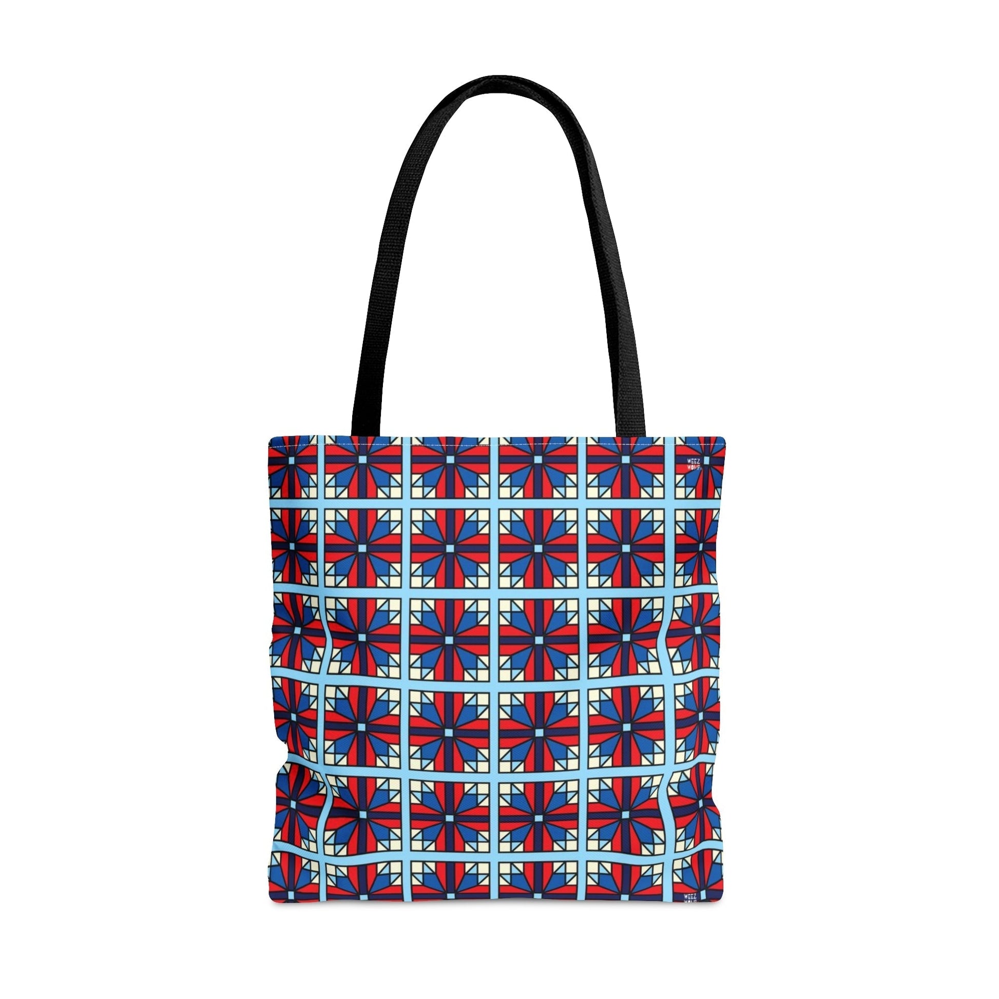 Stars Over Tennessee in Red - Fashion Tote & Beach Bag - WeezWomp