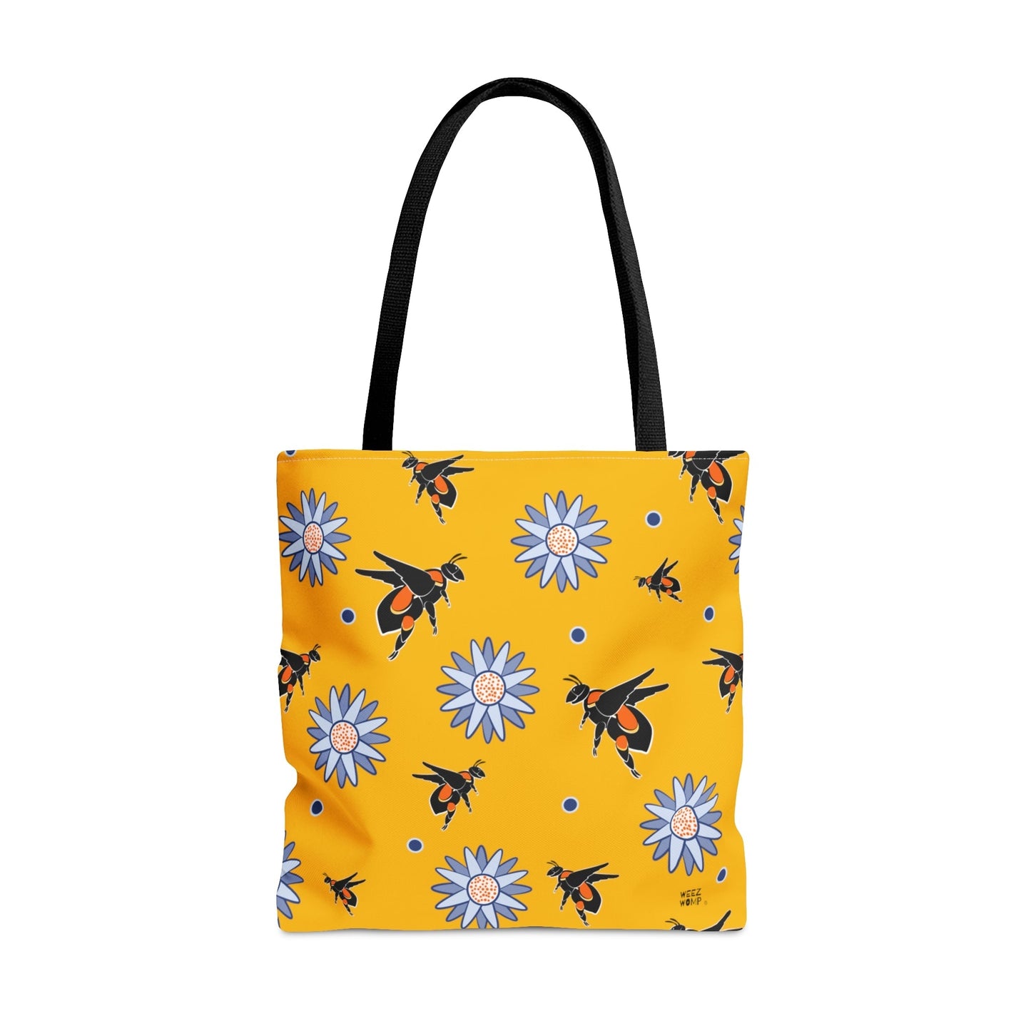 Yellow Bumble Bee - Fashion Tote & Beach Bag - WeezWomp